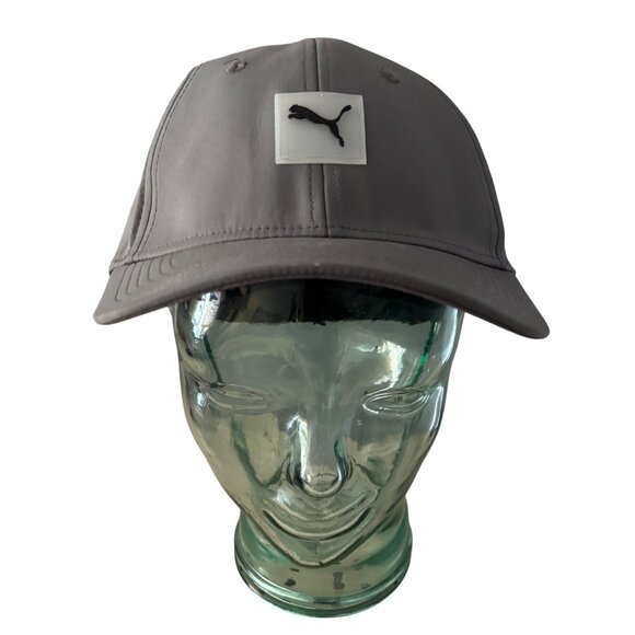 Puma Men's Gray Baseball Cap Evercat Quantum Stretch Fit Size Large Puma Patch - Picture 1 of 3